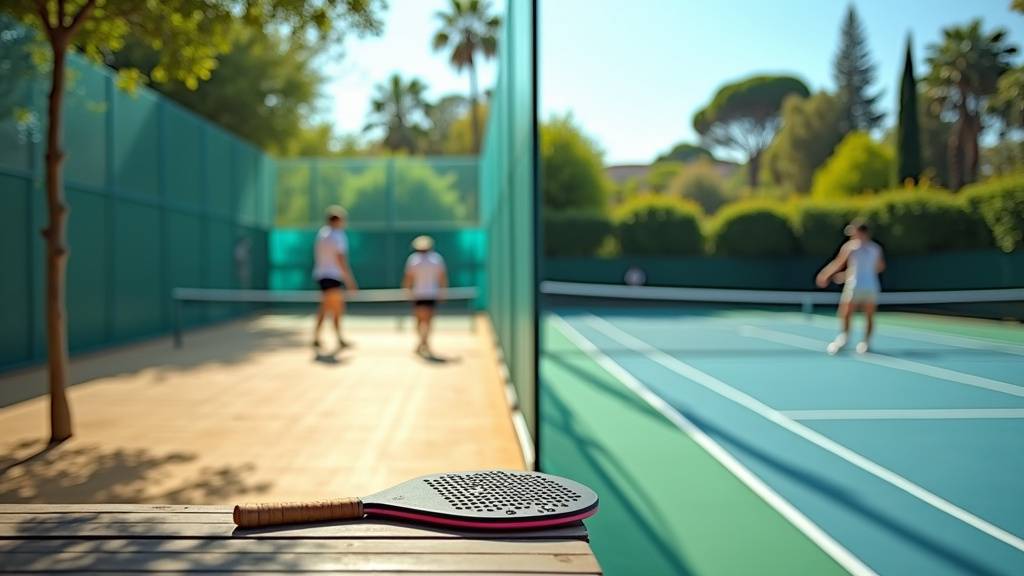 Comparaison des terrains de padel, tennis et paddle-tennis