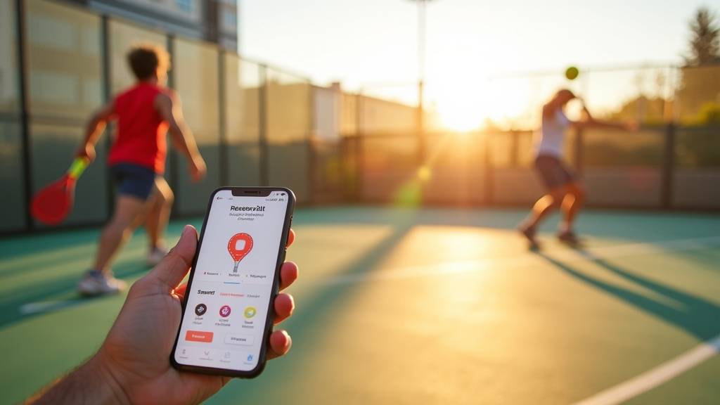 Joueur de padel sur un terrain moderne en 2026